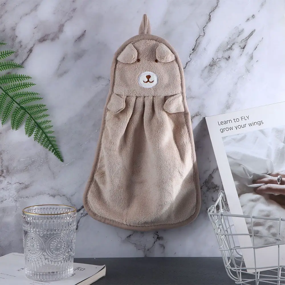 

Cute Cartoon For Kids Kitchen Use Microfiber Absorbent Bathroom Supplies Cleaning Cloth Household Item Hand Towels