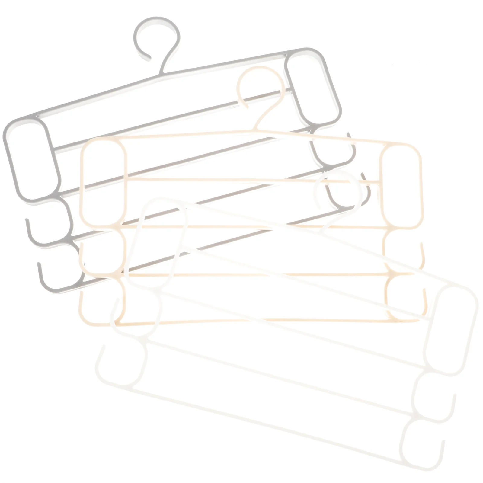 

3PCS Wardrobe Space Saving Multifunction Closet Jeans Hangers Scarves Hangers Ties Hangers Pants Hanger Trousers Hangers