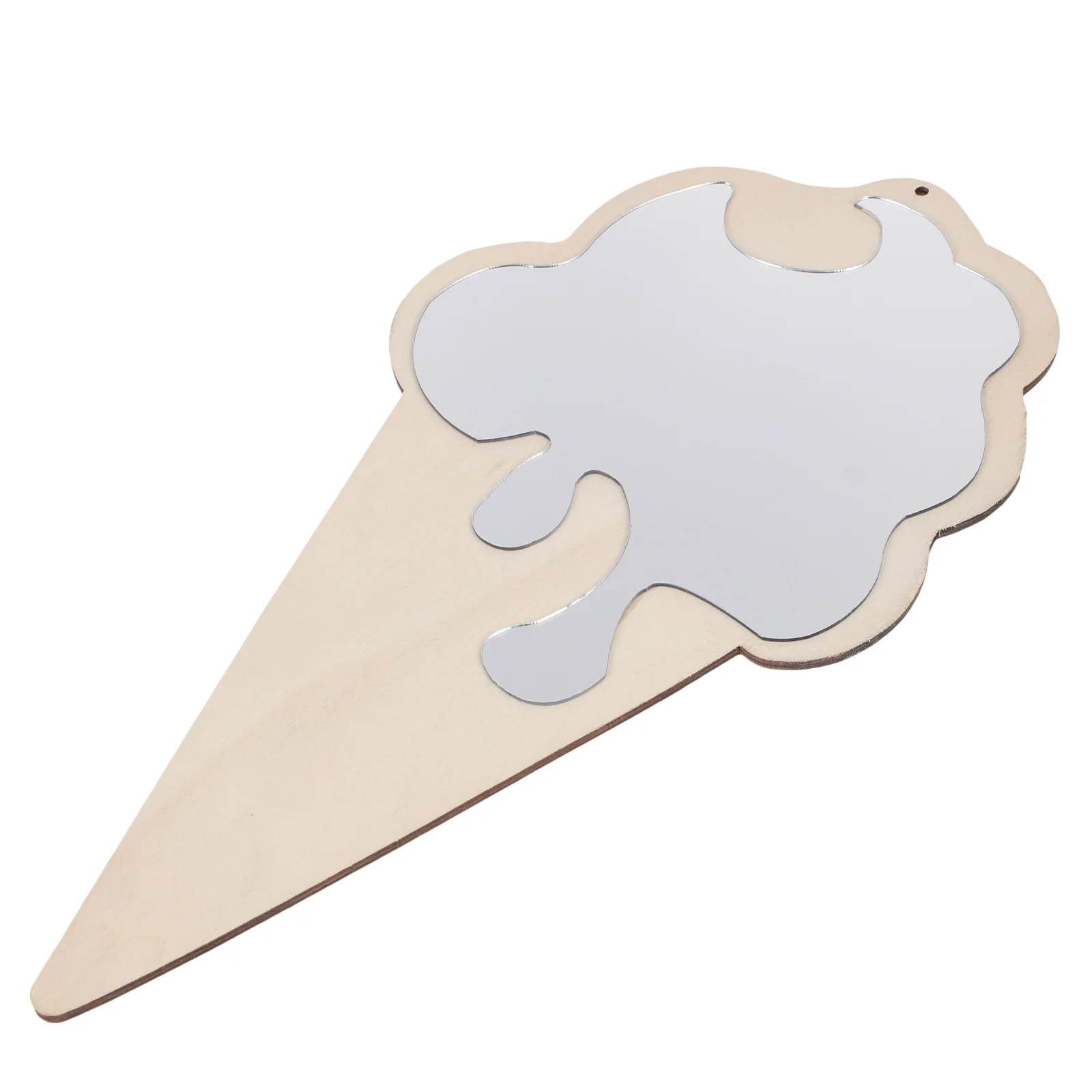

1Pc Novel Home Mirror Adorn Design Mirror Photo Mirror Khaki