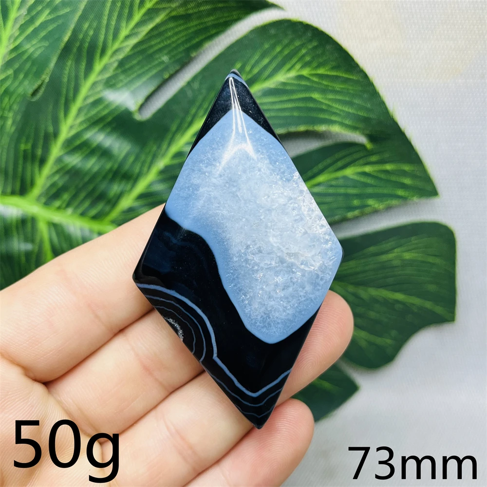 Черная геода агат YOCO  для дома