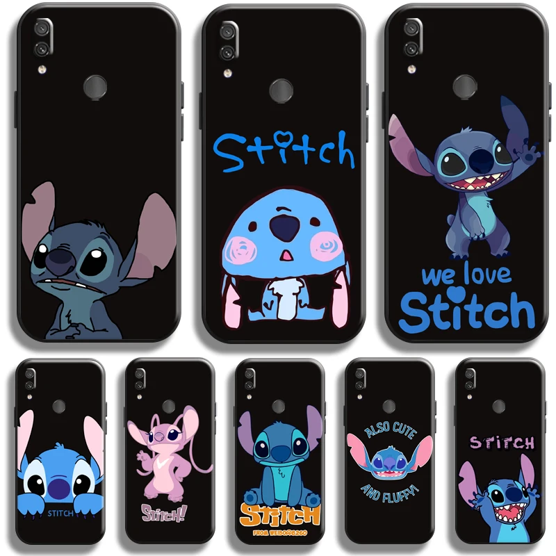 

Cute Cartoon-stitch- Phone Case For Xiaomi Redmi Note 7S Coque Soft TPU Back Ultra-Thin Black Carcasa Funda Bumper
