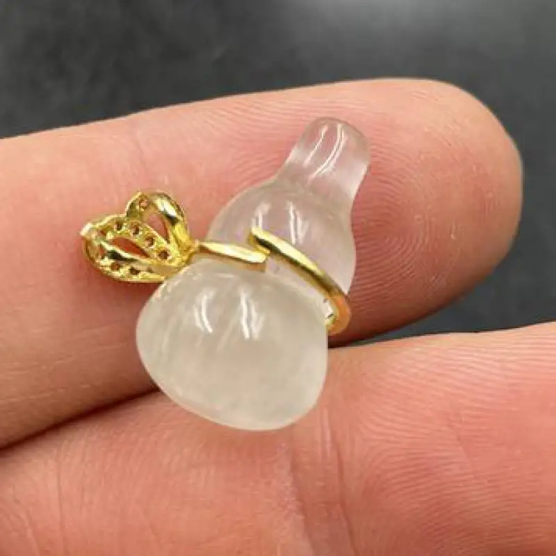 

20*12mm Natural White Cats Eye Stone Gourd Beads For Jewelry Making Diy Bracelet Charms Necklace Pendant Earring Diy Accessories