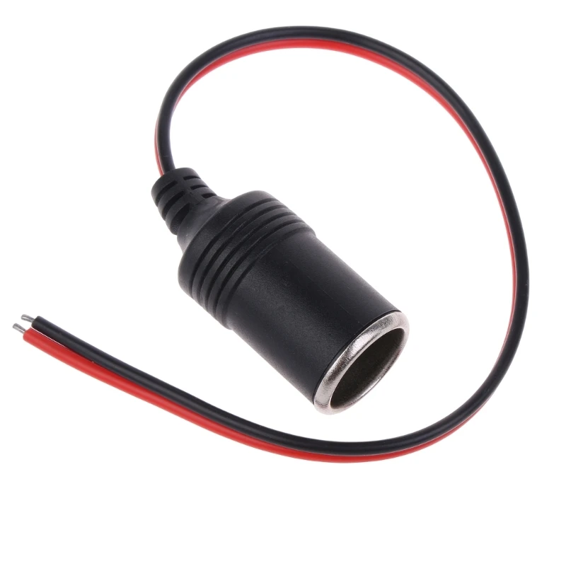 

Lightweight Car Charging Cigarette Lighter Female Socket Cable Simple Install