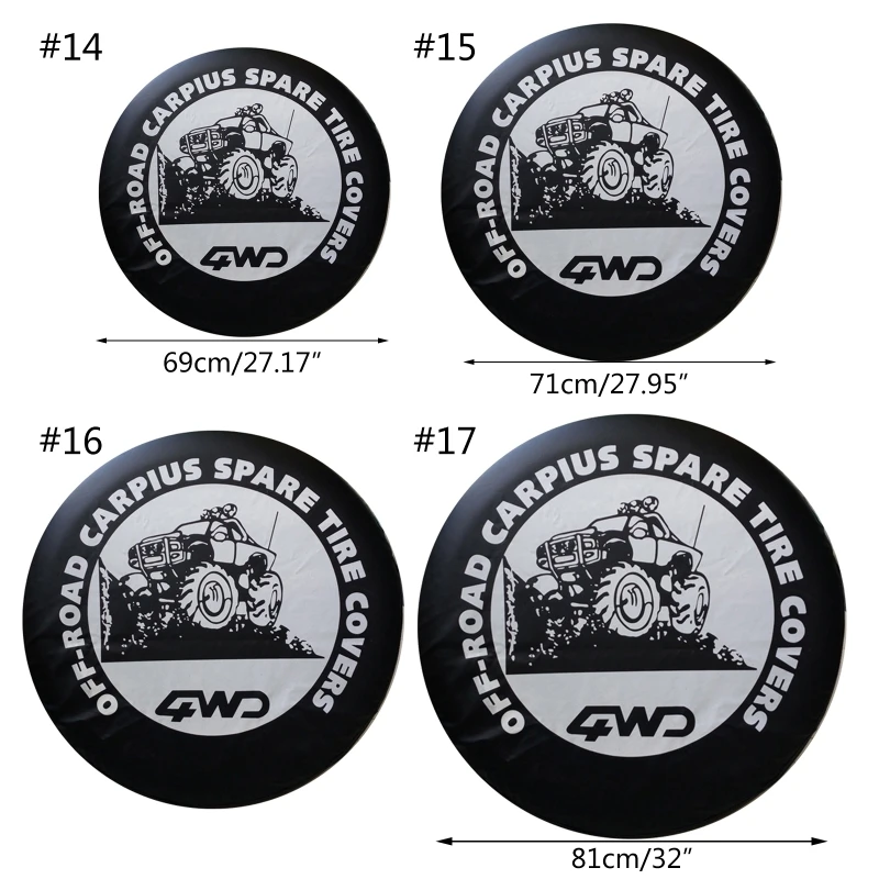 Защитный чехол для запасного колеса Ortalion сумка хранения шин автомобильный