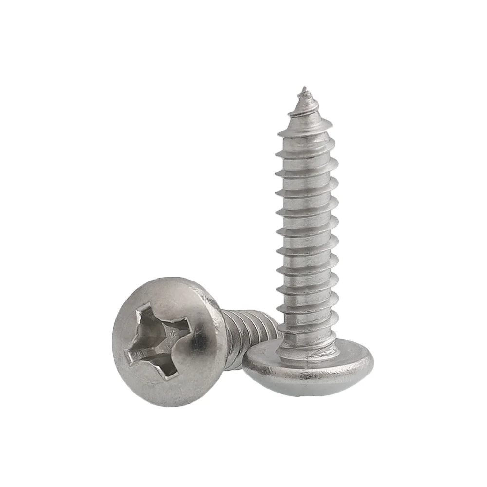 

50/100/200Pcs M1 M1.2 M1.4 M1.7 M2 M2.2 M2.6 Phillips Pan Head Self Tapping Screws A2 304 Stainless Steel Tappers Mini Screw