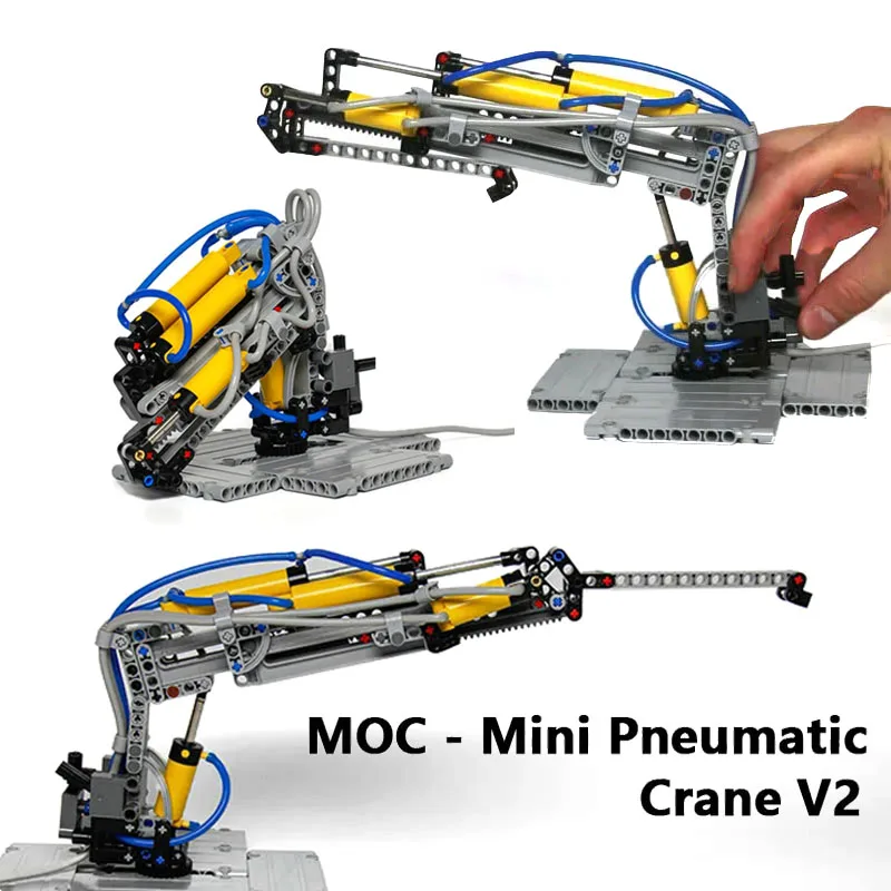 Новинка 129 шт. технический удлинитель стрелы и версия Мини Пневматический Кран