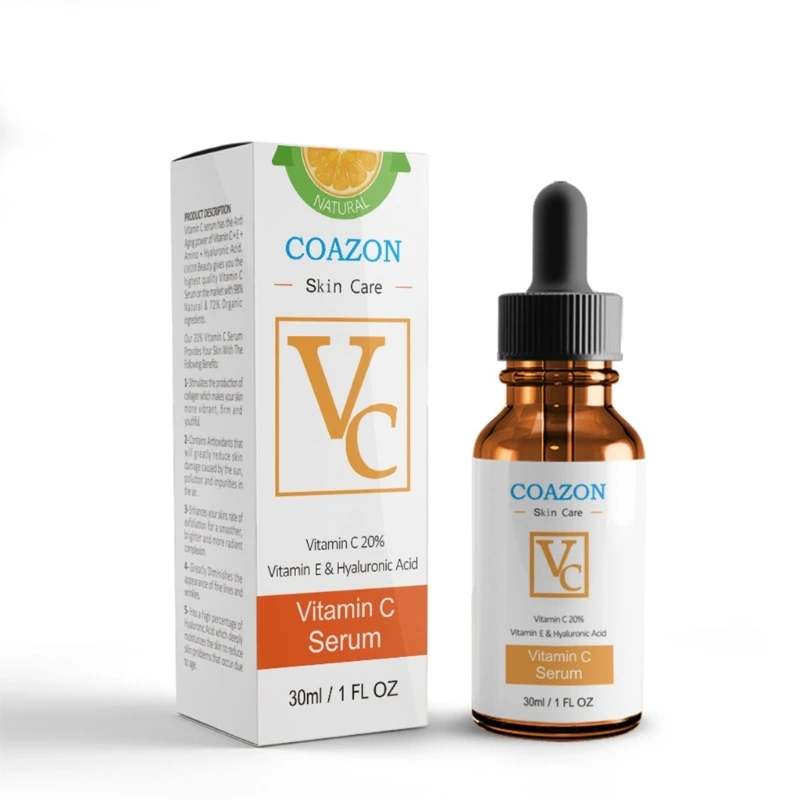 

Vitamin C Whitening Anti-Aging Serum Spot Correcting Essence Face Skin Moisturizing Essence Shrink Pore Treatments