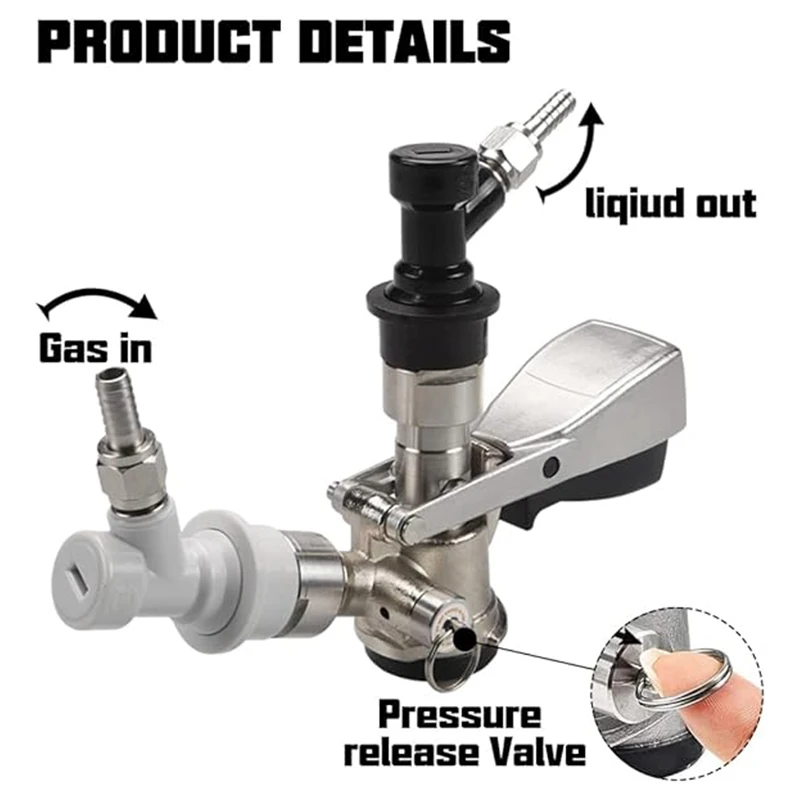 Муфта Sankey для бочонка с адаптером и шаровым замком