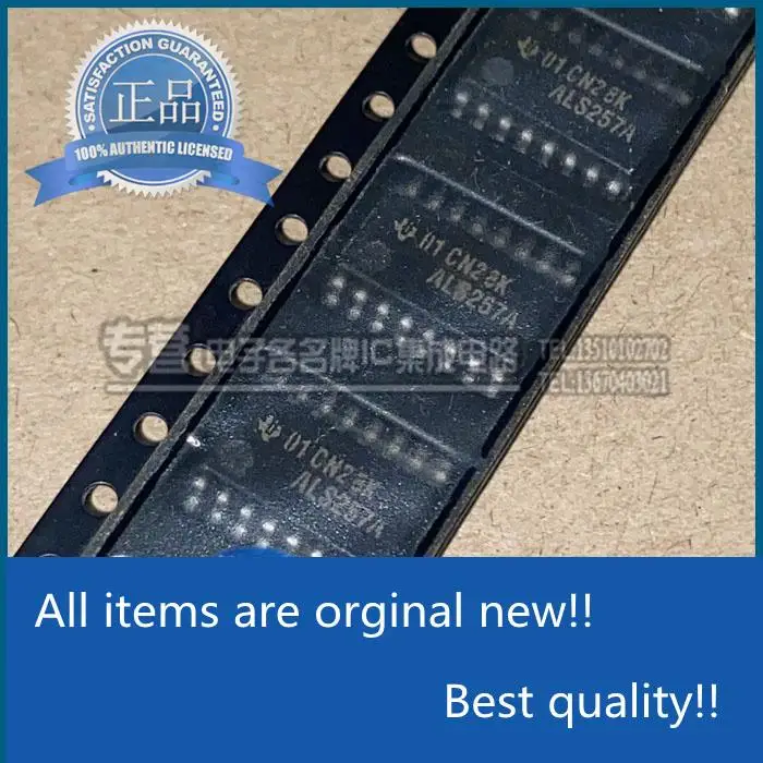 

10 шт., 100% оригинальные новые SN74ALS257ANSR трафаретная печать ALS257A накладка SOP-16
