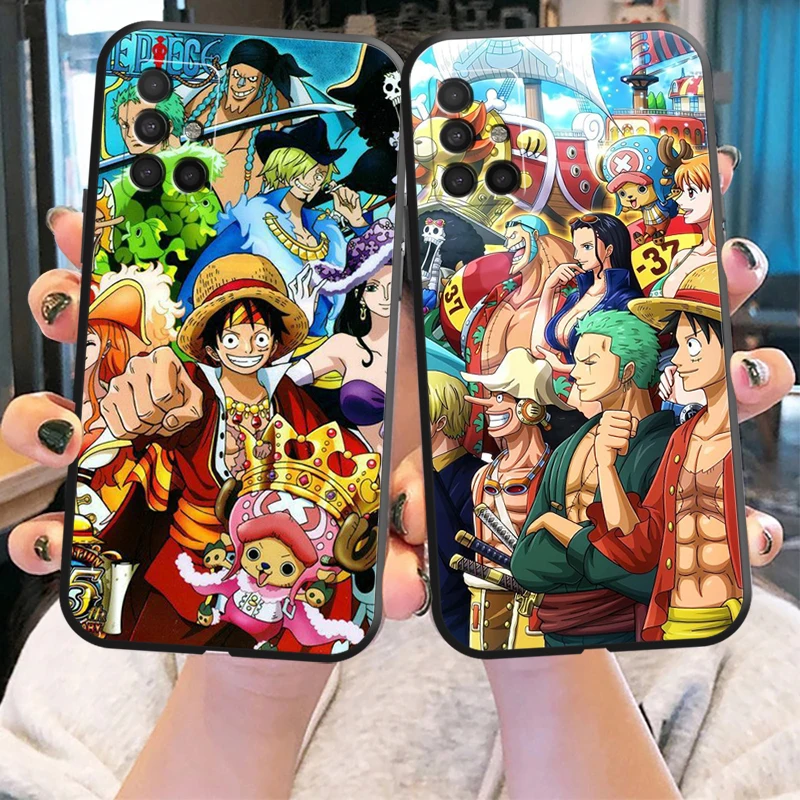 

One Piece Anime Phone Cases For Samsung A71 A72 4G 5G For A71 A72 ShockProof Coque Back Cover Soft Original Shell Luxury Ultra