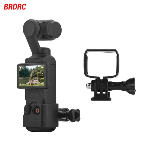 Адаптер для рамы BRDRC, расширительное крепление, палка для селфи, зажим для рюкзака, держатель для велосипеда для DJI OSMO Pocket 3, ручная подвесная камера