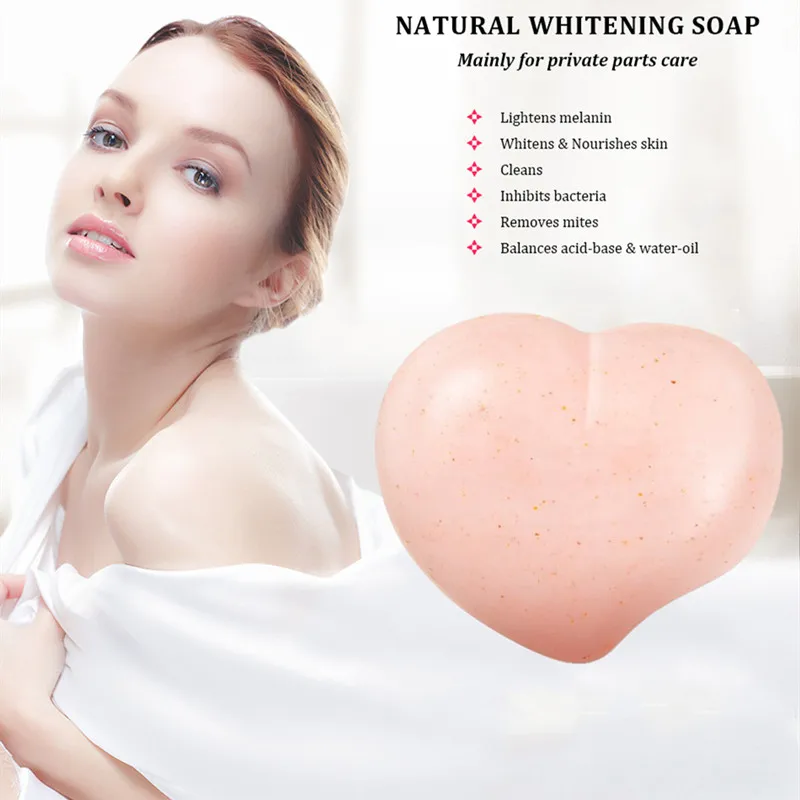

1PCS New Rapid Skin Bleaching Whitening Soap Armpits Underarm /Groin Cream Feminine Intimate Wash Body Scrub Bath Supplies 80g