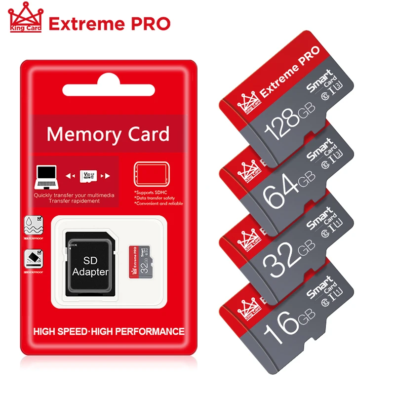 

Memory Card 16GB 32GB SDHC Grade Class 10 C10 UHS-I Micro TF/SD Cards Trans Flash 64GB 128GB 256G for Mobile Phone Tablet Camera