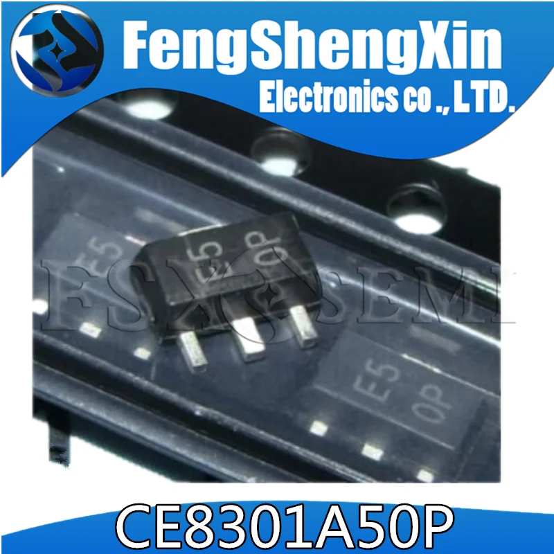 

100pcs/lot CE8301A50P CE8301 CE8301A50 E5 0P SOT89 Booster chip