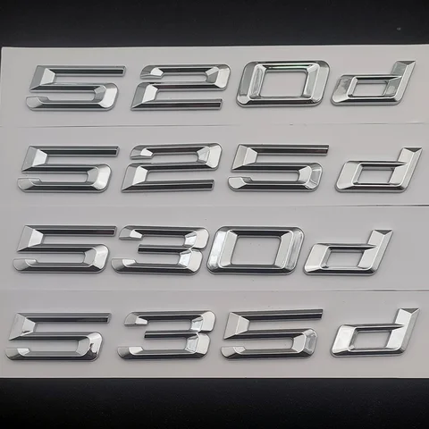 Эмблема багажника из АБС-пластика для BMW 520i 525i 530i 535i 520d 525d 530d Xdrive E60 E39 E34 F10