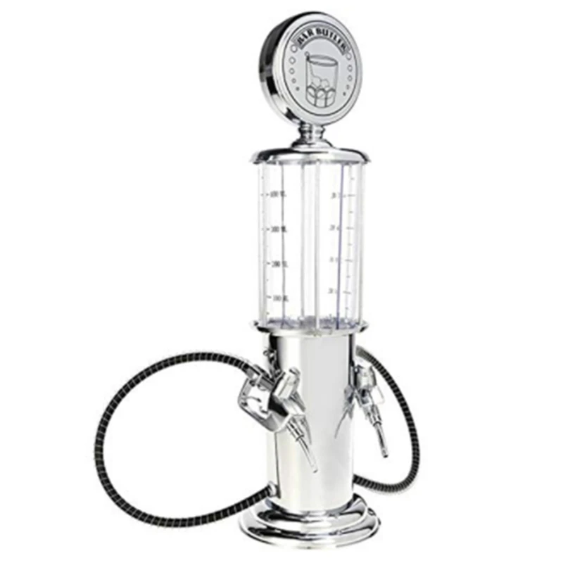 

Drinks Dispenser Chrome-Plated Nostalgic Design Bar Butler Fuel Pump For Party Drinks Beer Dispensing Party Gadgets