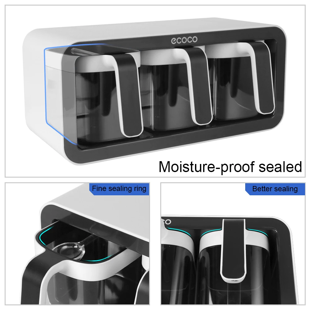 Настенный Органайзер Для Специй С Крышками Контейнеров И Ложками — Кухонная