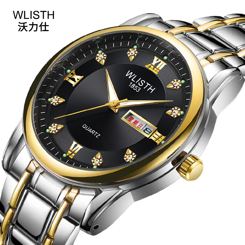 

2022 WLISTH Luxury Men's Watch 40m Waterproof Date Clock Male Sports Watches Men Quartz Casual Wrist Watch Relogio Masculino