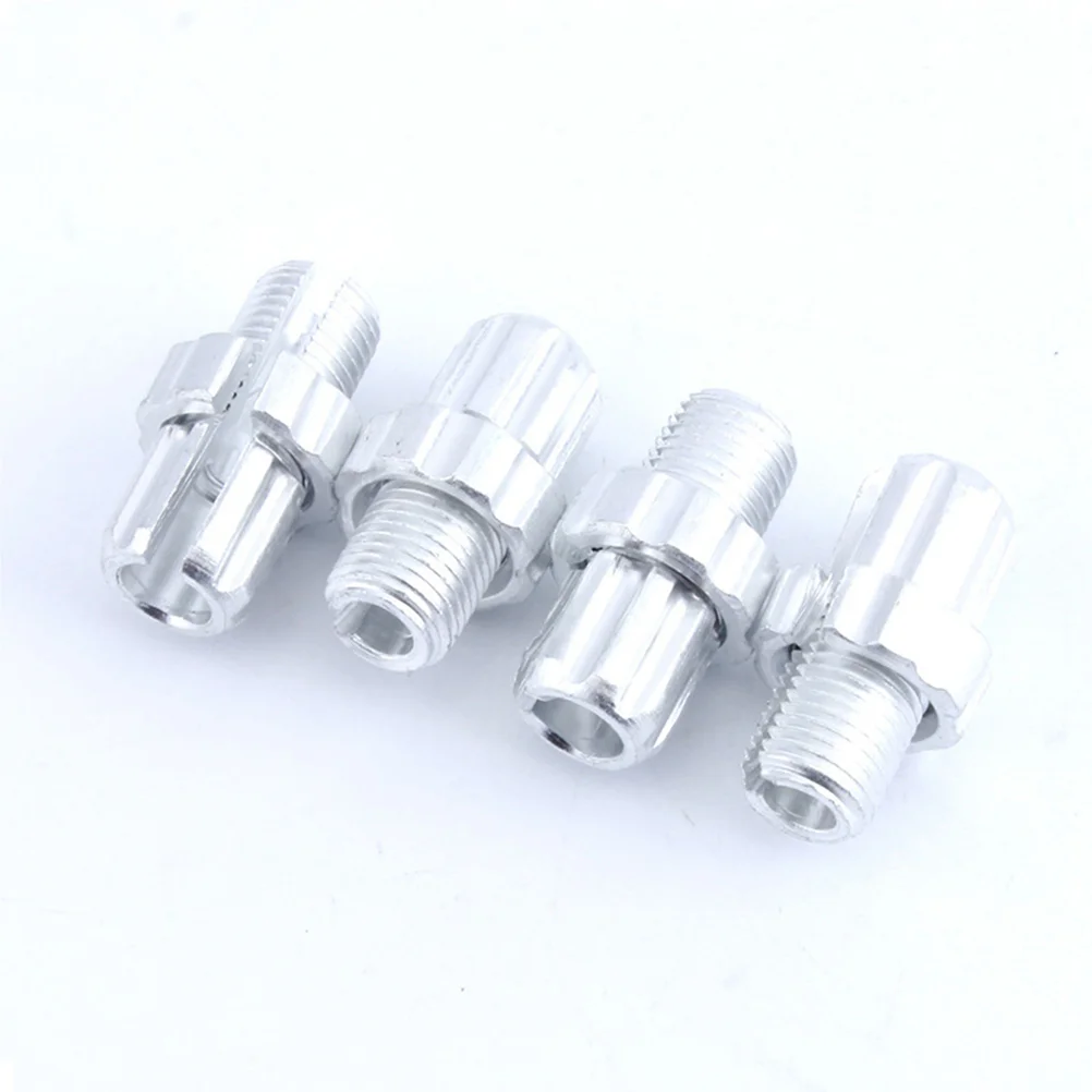 

4pcs Bike M10 Adjuster Screw Aluminium Brake Cable Screw Bike Accessories (Silver)