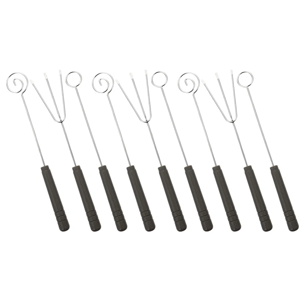 

9 Pcs Fondue Tools Fondue Cheese Melting Cheese Tools Raclette Chocolate Fork Dipping Sauce Fondue Accessories