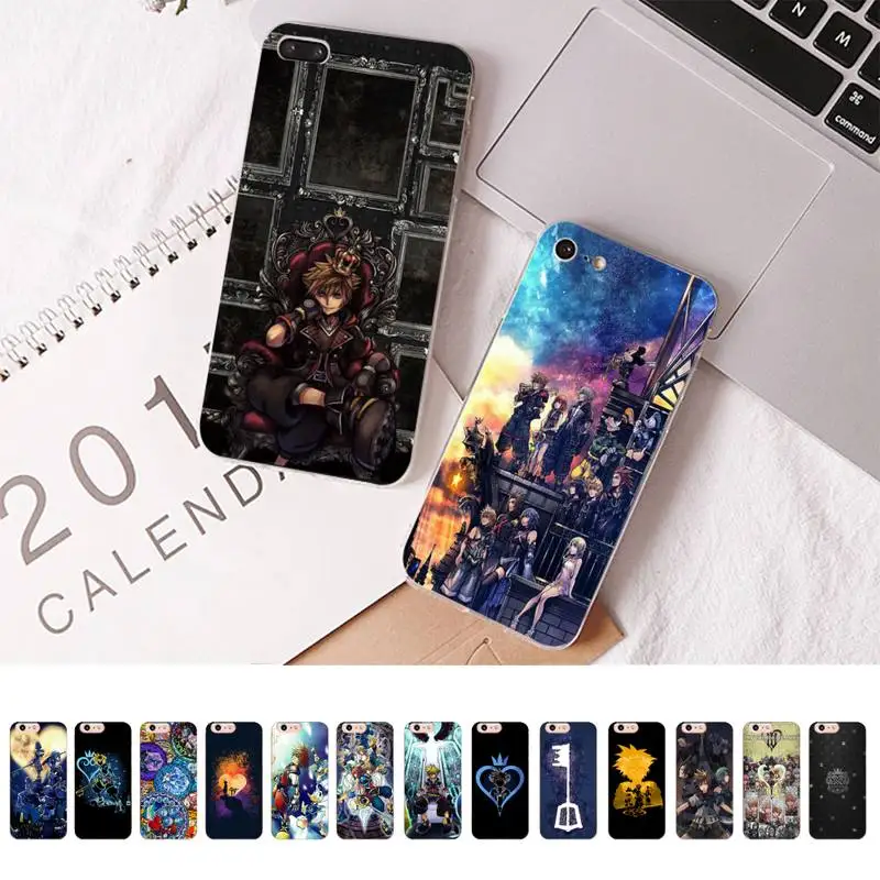 

Disney Kingdom Hearts Phone Case For iPhone 8 7 6 6S Plus X SE 2020 XR XS 14 11 12 13 Mini Pro Max Mobile Case