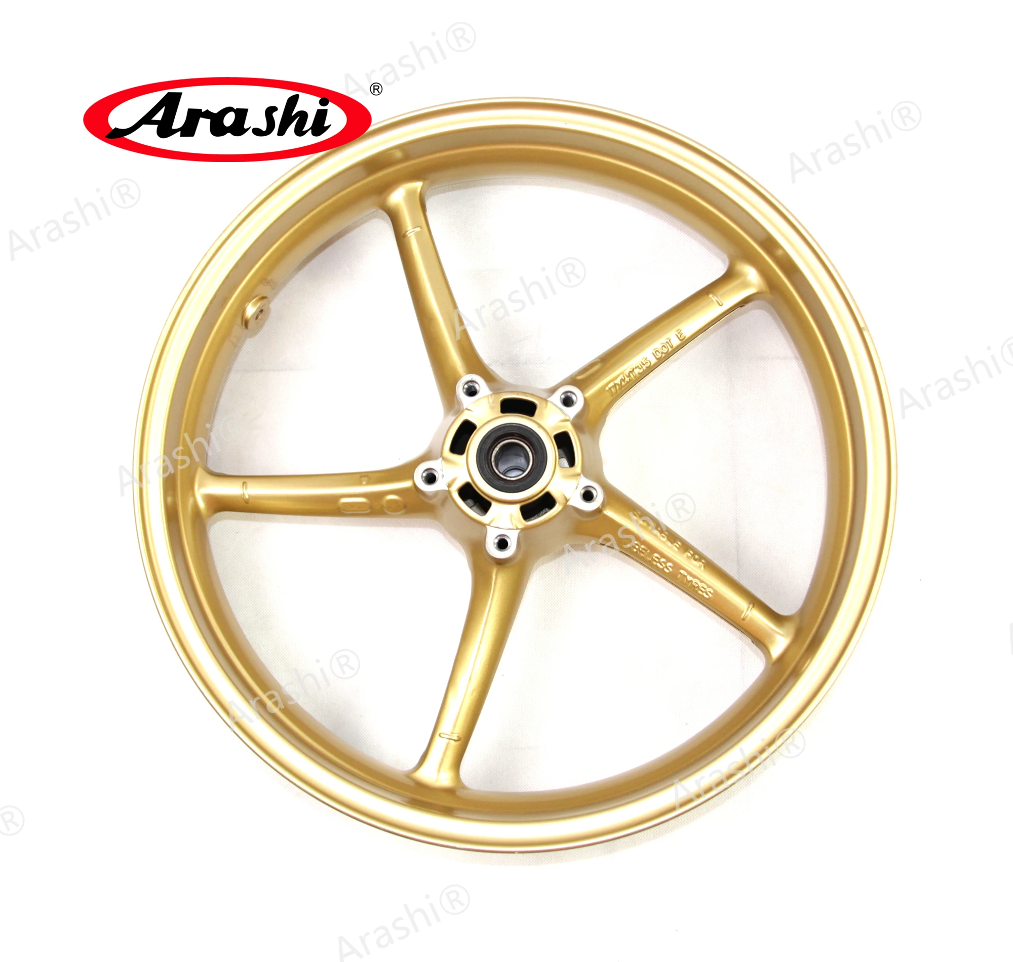 Фото Замена переднего колеса подходит для Daytona 675 2006-2012, обод Arashi 17'' для Triumph Daytona 675R 2011-2012, Street Triple 675 2007-2012. №2