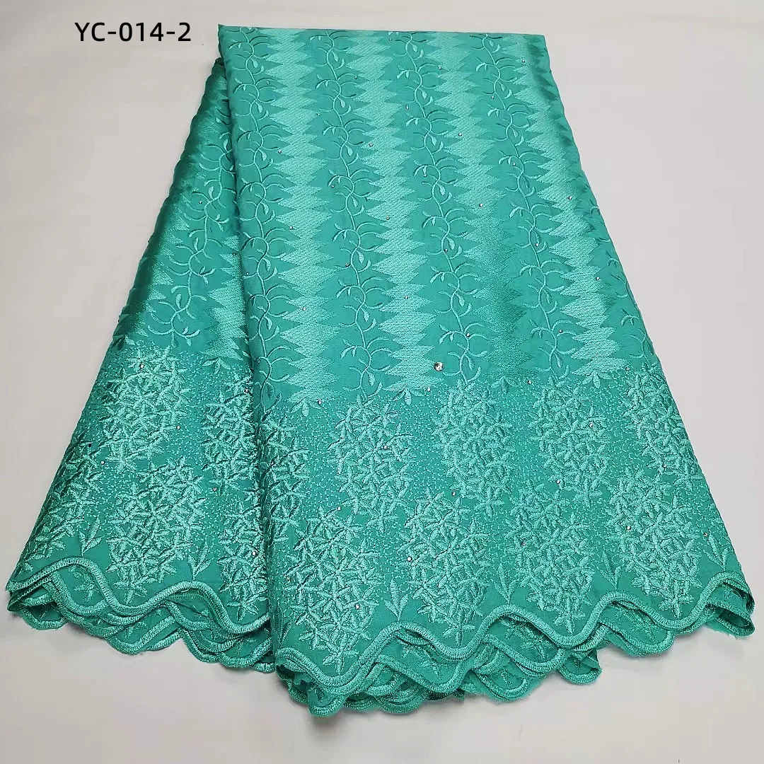 

African Lace Fabric 2023 High Quality 100% Cotton Lace Dresses for Women Embroidered Autriche Brode Cotton Dubai Beaded Fabrics