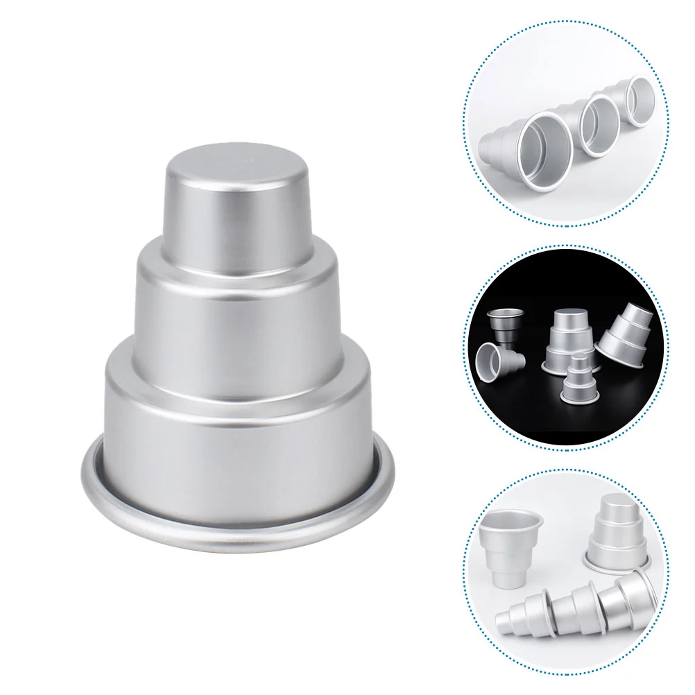 

Professional Aluminum Alloy Reusable Resistant Compact for Pudding Jelly Cupcake Cake