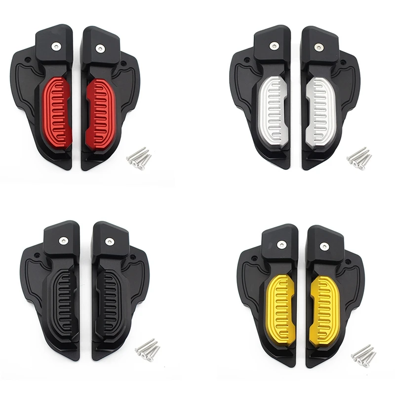 

Motorcycle Rear Passenger Footpegs Foldable Pedals Rests For Vespa Primavera Sprint 125 150