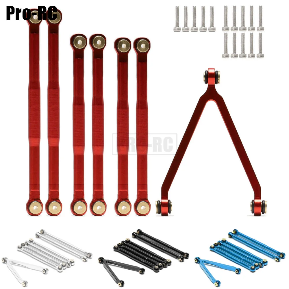 

1 комплект, алюминиевые подвесные звенья для радиоуправляемого автомобиля 1/24 Axial SCX24 AXI00004 AXI90081T1 AXI90081T2 4WD-RTR, детали для обновления