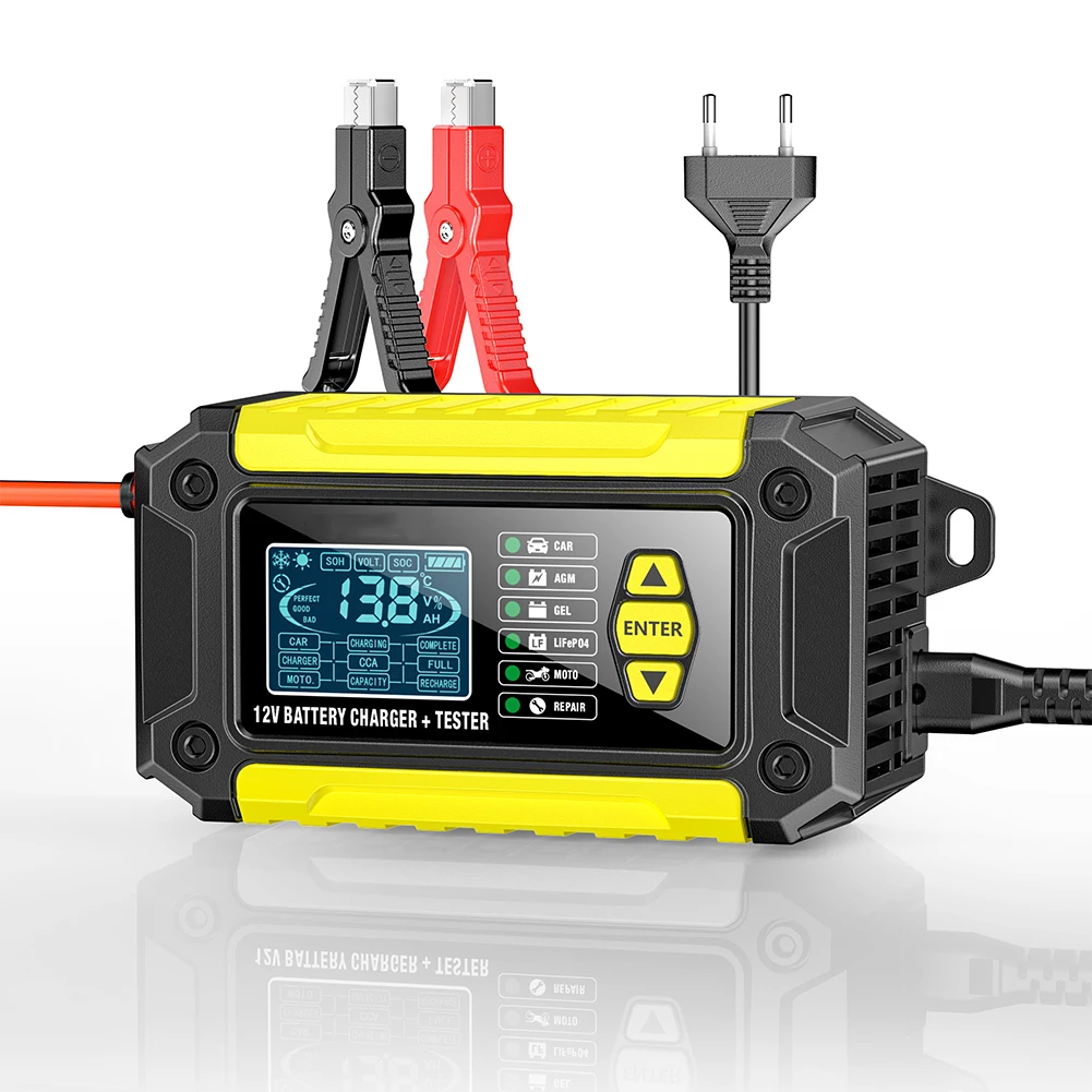 Автомобильное зарядное устройство 12 В LiFePO4 AGM Портативное автомобильное 1 9