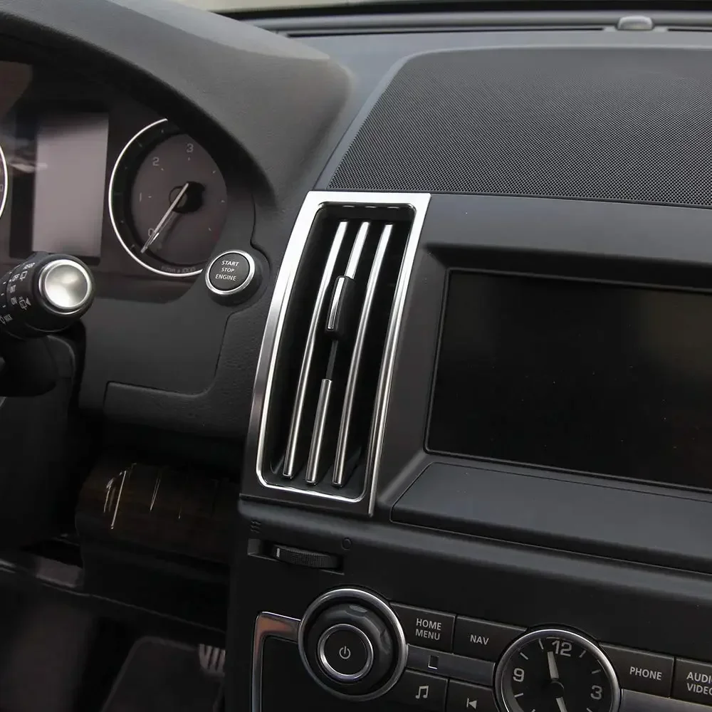 8 шт. хромированные полоски для вентиляционного отверстия салона автомобиля Land