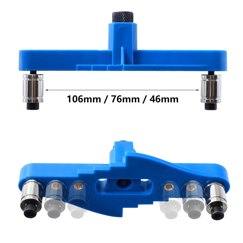 

2 In 1 Dowel Jig Kit With Self Centering Scriber Line And Offset System For Working Drilling And Marking