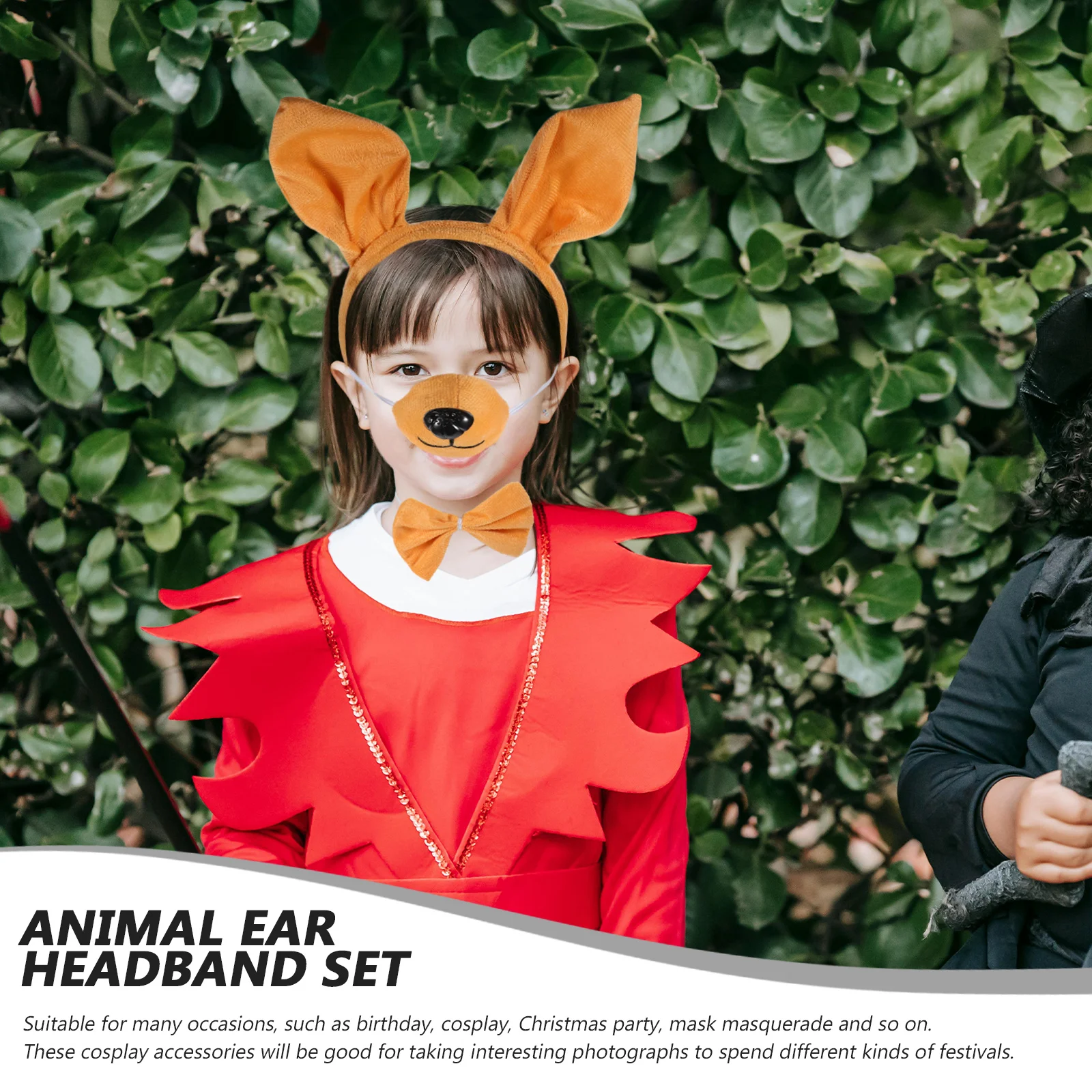 Повязка на голову с ушками кенгуру парики для косплея макияж девочек пластиковая