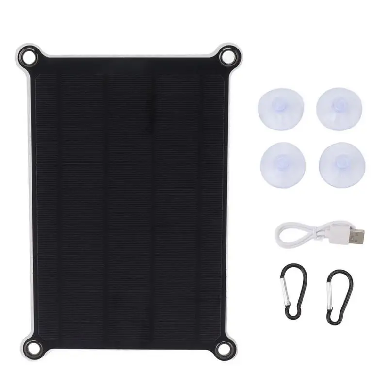 

Solar Charger For Cell Phone USB Cell Phone Waterproof Suction Cup Solar Panel Mobile Phone Charger For Tablets Laptops Portable