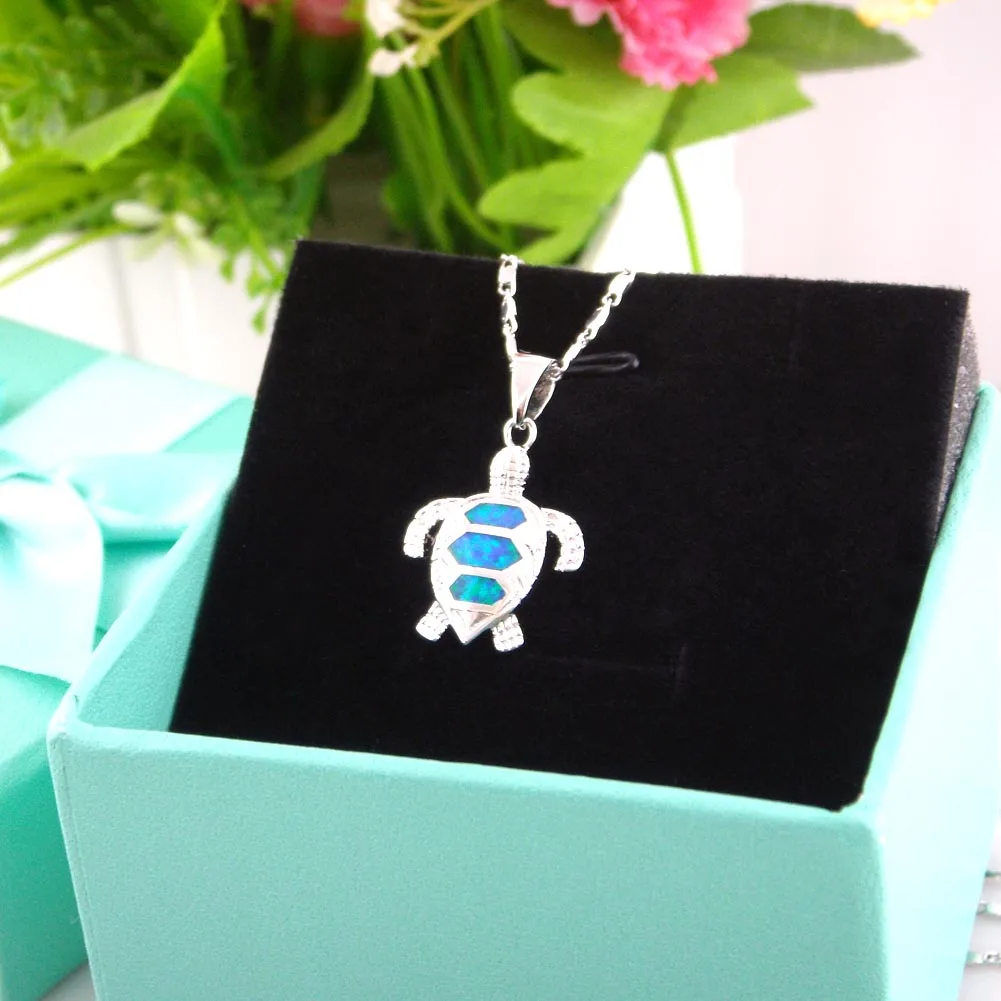 Женское ожерелье с подвеской в виде черепахи