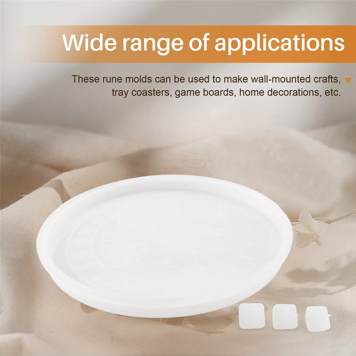 Форма для набора рун смоляная форма гадания силиконовая рунного компаса подноса