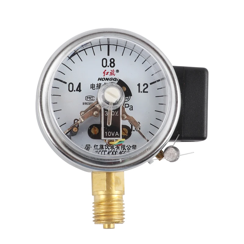 

1pc Electro Connecting Pressure Gauge 60mm Dianl Diameter YX60 M14X1.5MM Thread 0.1MPA 0.16MPA 0.25MPA 0.4MPA 0.6MPA 1MPA 1.6MPA