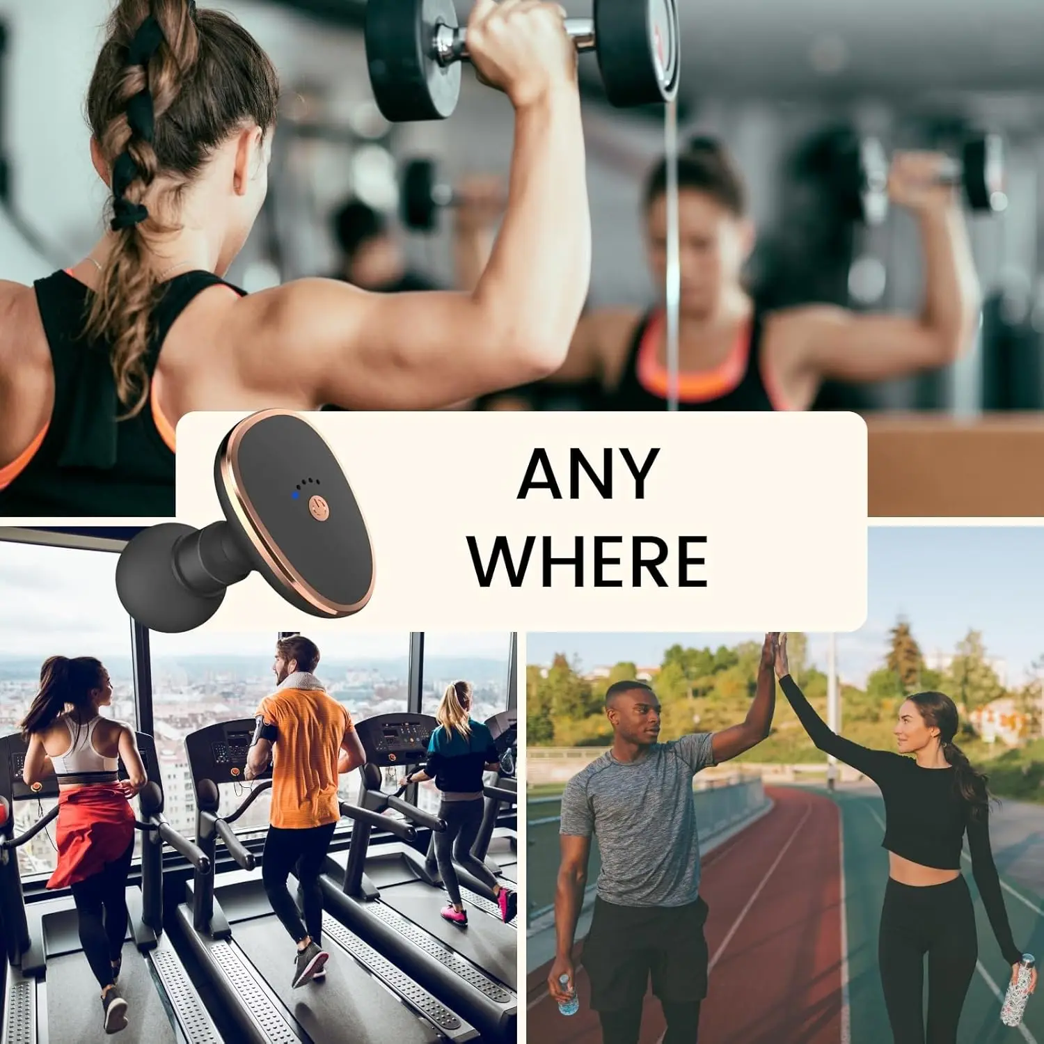 Мини-пистолет Портативный Вибрационный Стимулятор Мышц Высокочастотный