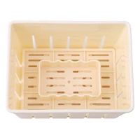 hot sell plastic tofu press mould homemade tofu mold soybean curd tofu making mold with cheese cloth kitchen cooking tool set