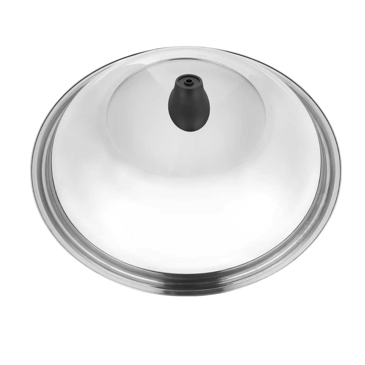 

Lid Cover Pot Pan Lids Universal Pots Cooking Replacement Wok Steel Frying Stainless Skillet Antisplashing Saucepan Cookware Oil