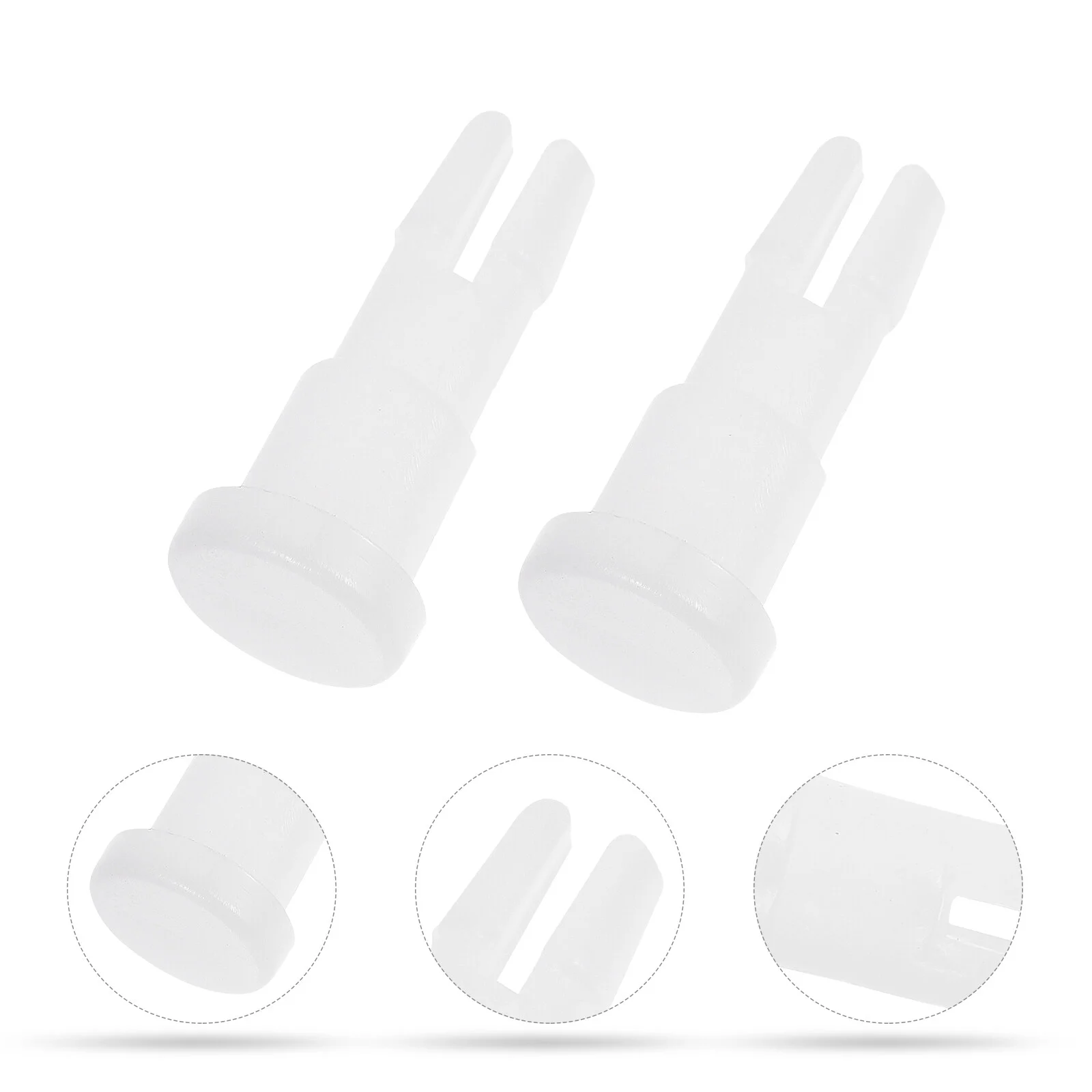 

1 Pair Optical Chin Rest Paper Tag Pin Paper Sanitary Safety Pin Optometry Supplies