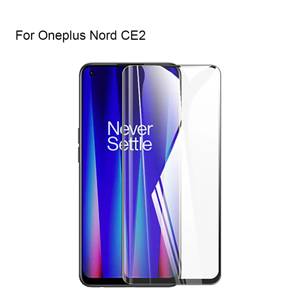 

2 шт. 9H для OnePlus Nord CE2 полное покрытие Защитное стекло для экрана для One Plus Nord CE 2 Full HD Взрывозащищенная закаленная пленка