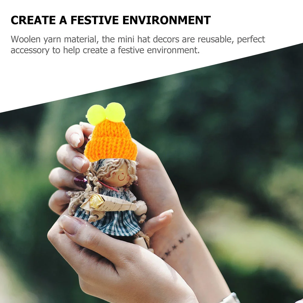 Рисунок 5 - вязаные мини-шляпы