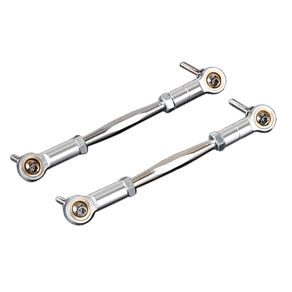 

Металлическая рулевая тяга CNC для 1/5 HPI BAHA ROVAN KM BAJA 5B 5T 5SC SS Радиоуправляемая машинка, детали для игрушек, серебристый