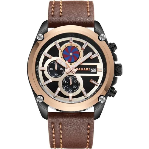

Bagari 8002 Chronograph Calendar With Belt Men 'S Wristwatch Original Product High Quality | Türkiye'den Sent | Discount price