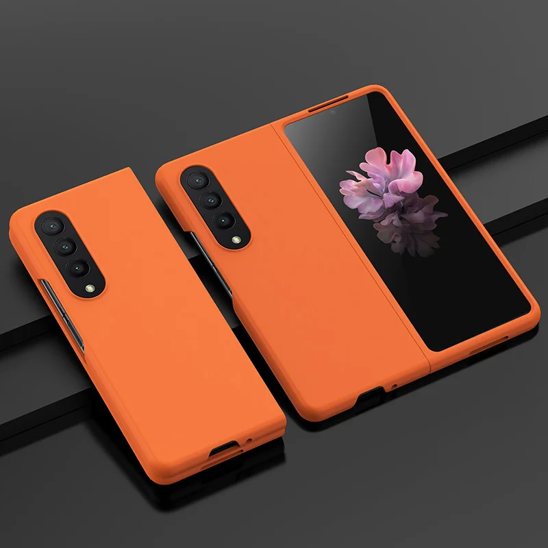 

Non-Fingerprint Precise Cutout PC Case for Samsung Galaxy Z Fold4 Fold 4 5G Case Anti-Dust Folding Coque for Samsung ZFold4 Case