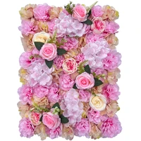 linman diy wedding flower wall arrangement supplies silk rose artificial flower marriage home party backdrop decor