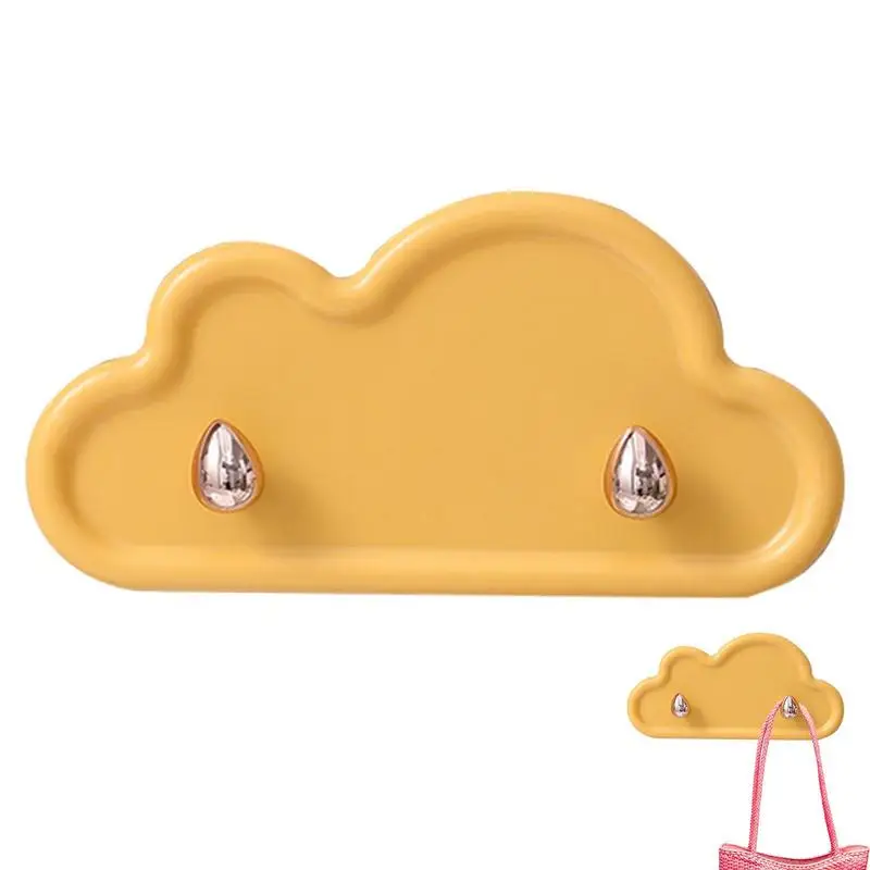 

Cloud Key Hanger Cute Wall Hangers Without Nails Multifunctional Cloud Holder Colourful Adhesive Hooks For Hanging Key Bag Hat