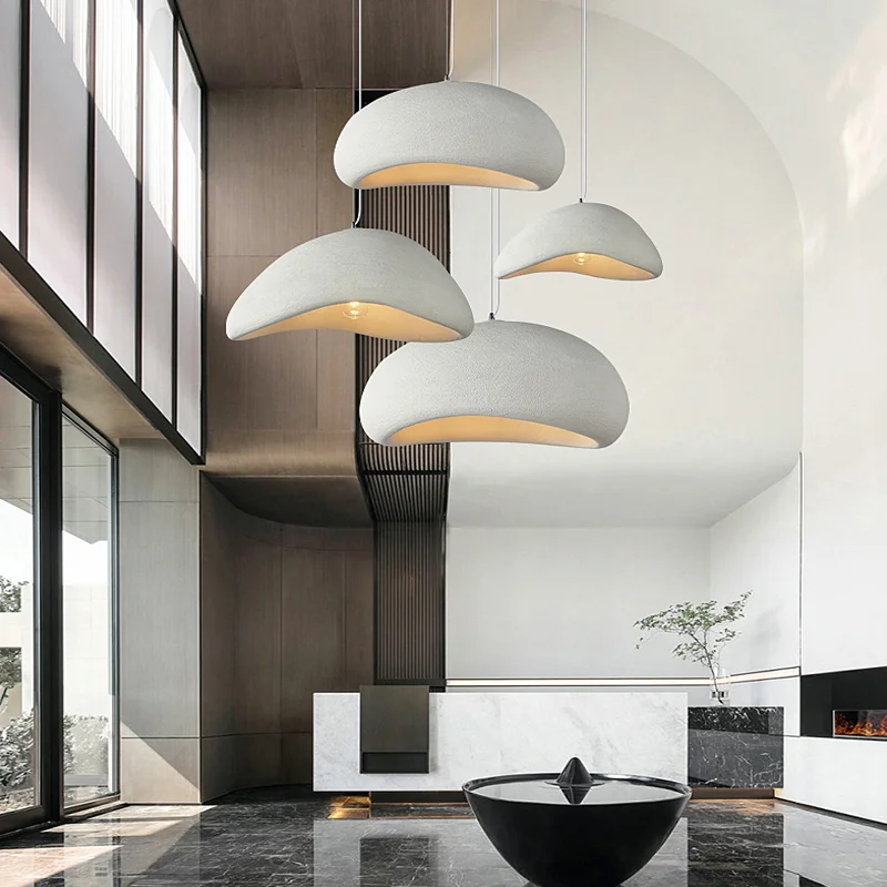 

LED pendant lamp Modern Wabi Sabi Wind Light Living Dining Room Bar Loft Bedroom Home Decor Lighting Chandelier HangingFixture